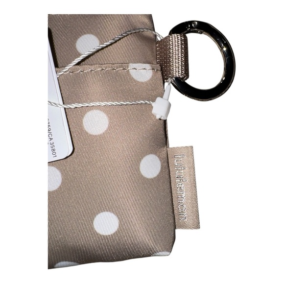 Lululemon Clippable Card Pouch, Sheer Oak (Sold Out) NWT - Picture 4 of 4